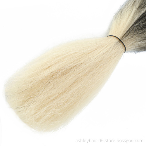 Promotion Synthetic Fiber Gradual Change Rainbow Kanekalon Hair Jumbo Braid Colors